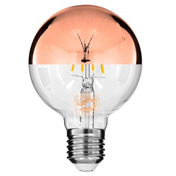 GLOBOSTAR® BUBBLE 99112 Λάμπα E27 G80 LED 4W 400lm 320° AC 220-240V IP20 Ultra Θερμό Λευκό 2200K Dimmable - Filament Chip - Διάφανο με Χάλκινο Ανεστραμμένο Καθρέπτη - Μ8 x Π8 x Υ12.5cm - 3 Χρόνια Εγγύηση GLOBOSTAR® BUBBLE 99112 Λάμπα E27 G80 LED 4W 400lm 320° AC 220-240V IP20 Ultra Θερμό Λευκό 2200K Dimmable - Filament Chip - Διάφανο με Χάλκινο Ανεστραμμένο Καθρέπτη - Μ8 x Π8 x Υ12.5cm - 3 Χρόνια Εγγύηση