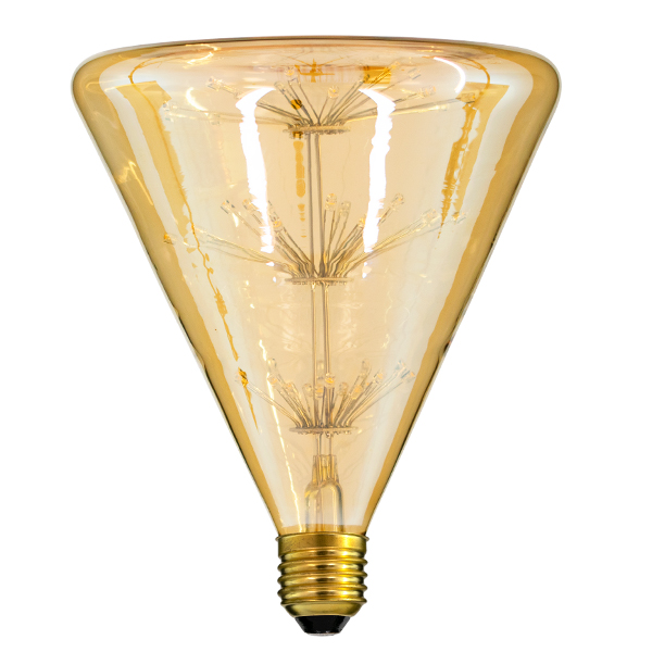 GLOBOSTAR® CONICAL 99213 Λάμπα E27 CNC150 LED 4W 400lm 360° AC 220-240V IP20 Ultra Θερμό Λευκό 2200K - Diode HP Filament Chip - Μελί - Μ14.3 x Π14.3 x Υ17.5cm - 3 Χρόνια Εγγύηση GLOBOSTAR® CONICAL 99213 Λάμπα E27 CNC150 LED 4W 400lm 360° AC 220-240V IP20 Ultra Θερμό Λευκό 2200K - Diode HP Filament Chip - Μελί - Μ14.3 x Π14.3 x Υ17.5cm - 3 Χρόνια Εγγύηση