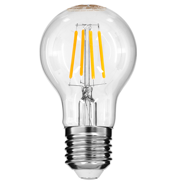 GLOBOSTAR® GLOBE 99243 Λάμπα E27 A60 LED 6W 580lm 360° AC 220-240V IP20 Θερμό Λευκό 2700K 3 Step Dimmable - Filament Chip - Διάφανο - Μ6 x Π6 x Υ11cm - 3 Χρόνια Εγγύηση GLOBOSTAR® GLOBE 99243 Λάμπα E27 A60 LED 6W 580lm 360° AC 220-240V IP20 Θερμό Λευκό 2700K 3 Step Dimmable - Filament Chip - Διάφανο - Μ6 x Π6 x Υ11cm - 3 Χρόνια Εγγύηση