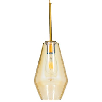 GLOBOSTAR® AMARIS 00871 Μοντέρνο Κρεμαστό Φωτιστικό Οροφής με Ντουί 1 x E27 AC 220-240V IP20 - Χρυσό Πλατίνα & Μελί - Μ17 x Π17 x Υ30cm GLOBOSTAR® AMARIS 00871 Μοντέρνο Κρεμαστό Φωτιστικό Οροφής με Ντουί 1 x E27 AC 220-240V IP20 - Χρυσό Πλατίνα & Μελί - Μ17 x Π17 x Υ30cm