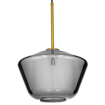 GLOBOSTAR® AMARIS 00873 Μοντέρνο Κρεμαστό Φωτιστικό Οροφής με Ντουί 1 x E27 AC 220-240V IP20 - Χρυσό Πλατίνα & Μαύρο Φιμέ - Μ30 x Π30 x Y22cm GLOBOSTAR® AMARIS 00873 Μοντέρνο Κρεμαστό Φωτιστικό Οροφής με Ντουί 1 x E27 AC 220-240V IP20 - Χρυσό Πλατίνα & Μαύρο Φιμέ - Μ30 x Π30 x Y22cm