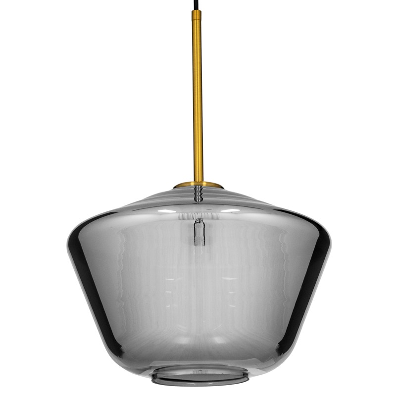 GLOBOSTAR® AMARIS 00873 Μοντέρνο Κρεμαστό Φωτιστικό Οροφής με Ντουί 1 x E27 AC 220-240V IP20 - Χρυσό Πλατίνα & Μαύρο Φιμέ - Μ30 x Π30 x Y22cm GLOBOSTAR® AMARIS 00873 Μοντέρνο Κρεμαστό Φωτιστικό Οροφής με Ντουί 1 x E27 AC 220-240V IP20 - Χρυσό Πλατίνα & Μαύρο Φιμέ - Μ30 x Π30 x Y22cm