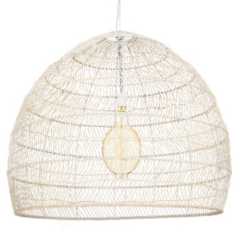 GLOBOSTAR® MALIBU 00965 Boho Κρεμαστό Φωτιστικό Οροφής με Ντουί 1 x E27 AC 220-240V IP20 - Μπεζ - Μ100 x Π100 x Y86cm GLOBOSTAR® MALIBU 00965 Boho Κρεμαστό Φωτιστικό Οροφής με Ντουί 1 x E27 AC 220-240V IP20 - Μπεζ - Μ100 x Π100 x Y86cm