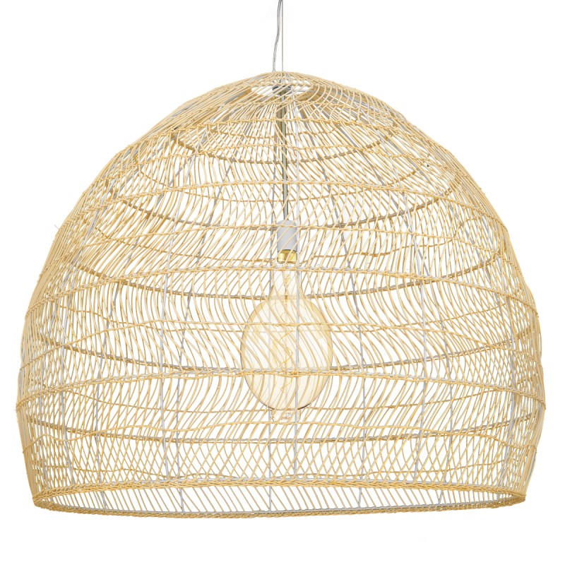 GLOBOSTAR® MALIBU 00974 Boho Κρεμαστό Φωτιστικό Οροφής με Ντουί 1 x E27 AC 220-240V IP20 - Μπεζ - Μ100 x Π100 x Y86cm GLOBOSTAR® MALIBU 00974 Boho Κρεμαστό Φωτιστικό Οροφής με Ντουί 1 x E27 AC 220-240V IP20 - Μπεζ - Μ100 x Π100 x Y86cm