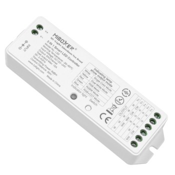 GloboStar® 73422 LS2 Mi-BOXER DC RF 2.4Ghz 5 in 1 Dimmer High Speed Controller / Dimmer 5 Καναλιών DC 12-24V 5 x 3A 72W - Max 15A 360W - IP20 RGBW+WW Μ13 x Π5 x Υ2.5cm - 5 Years Warranty GloboStar® 73422 LS2 Mi-BOXER DC RF 2.4Ghz 5 in 1 Dimmer High Speed Controller / Dimmer 5 Καναλιών DC 12-24V 5 x 3A 72W - Max 15A 360W - IP20 RGBW+WW Μ13 x Π5 x Υ2.5cm - 5 Years Warranty