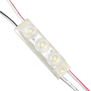 GloboStar® 73709 20 Τεμάχια x LED Modules 3 x SMD 3030 LUMILED LUXEON CHIP 1W 140lm DC 12V Αδιάβροχο IP67 Ψυχρό Λευκό 6000K GloboStar® 73709 20 Τεμάχια x LED Modules 3 x SMD 3030 LUMILED LUXEON CHIP 1W 140lm DC 12V Αδιάβροχο IP67 Ψυχρό Λευκό 6000K