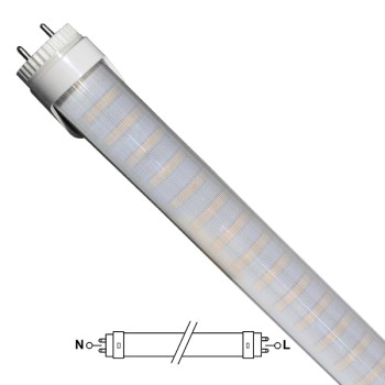 GloboStar® 76181 Λάμπα LED Τύπου Φθορίου T8 Αλουμινίου Τροφοδοσίας Δύο Άκρων 60cm 10W 230V 800lm 180° με Καθαρό Κάλυμμα Θερμό Λευκό 3000K GloboStar® 76181 Λάμπα LED Τύπου Φθορίου T8 Αλουμινίου Τροφοδοσίας Δύο Άκρων 60cm 10W 230V 800lm 180° με Καθαρό Κάλυμμα Θερμό Λευκό 3000K