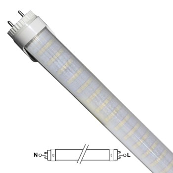 GloboStar® 76187 Λάμπα LED Τύπου Φθορίου T8 Αλουμινίου Τροφοδοσίας Δύο Άκρων 150cm 25W 230V 2300lm 180° με Καθαρό Κάλυμμα Θερμό Λευκό 3000K GloboStar® 76187 Λάμπα LED Τύπου Φθορίου T8 Αλουμινίου Τροφοδοσίας Δύο Άκρων 150cm 25W 230V 2300lm 180° με Καθαρό Κάλυμμα Θερμό Λευκό 3000K