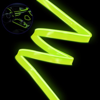 Εύκαμπτο φωτιζόμενο καλώδιο Neon Πράσινο Φωσφορούχο GloboStar 08002 Εύκαμπτο φωτιζόμενο καλώδιο Neon Πράσινο Φωσφορούχο GloboStar 08002