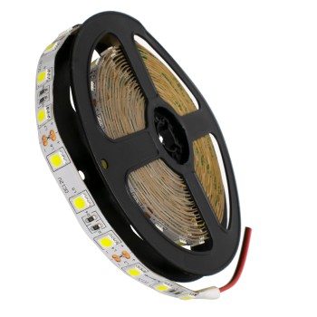 GloboStar® 70020 Ταινία LED SMD 5050 5m 14.4W/m 60LED/m 1584lm/m 120° DC 12V IP20 Ψυχρό Λευκό 6000K - 5 Χρόνια Εγγύηση GloboStar® 70020 Ταινία LED SMD 5050 5m 14.4W/m 60LED/m 1584lm/m 120° DC 12V IP20 Ψυχρό Λευκό 6000K - 5 Χρόνια Εγγύηση