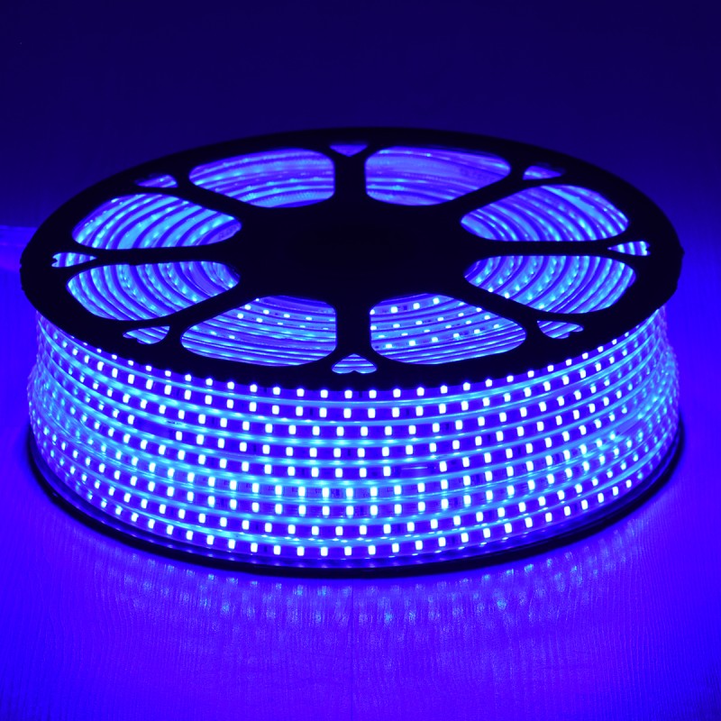 GloboStar® 70506 Slim Ταινία Μονής Σειράς Epistar LED SMD 2835 1m 12W/m 96LED/m 1572lm/m 120° DC 230V Αδιάβροχη IP68 Μπλε Dimmable GloboStar® 70506 Slim Ταινία Μονής Σειράς Epistar LED SMD 2835 1m 12W/m 96LED/m 1572lm/m 120° DC 230V Αδιάβροχη IP68 Μπλε Dimmable