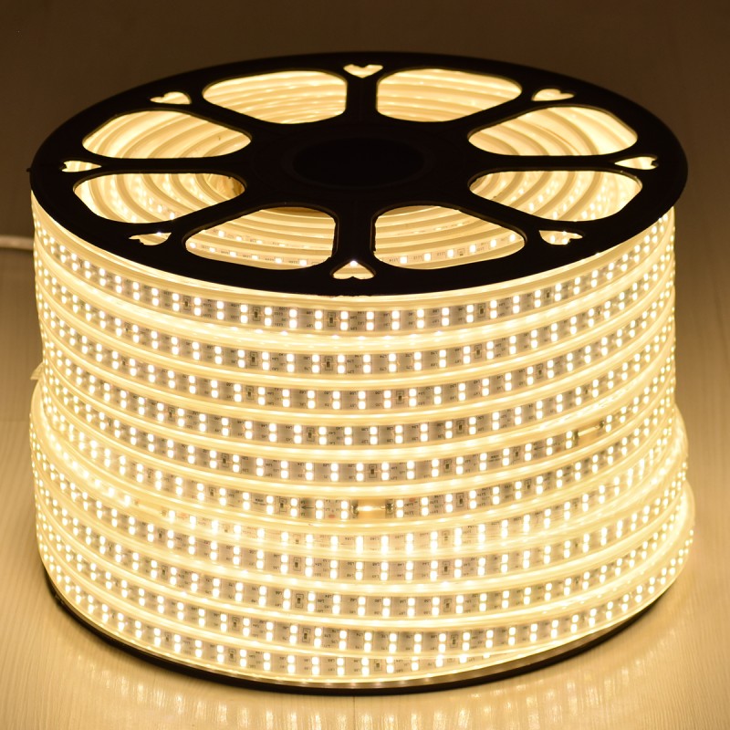 GloboStar® 70512 Wide Ταινία Διπλής Σειράς Epistar LED SMD 2835 1m 24W/m 180LED/m 3216lm/m 120° DC 230V Αδιάβροχη IP68 Θερμό Λευκό 2700K Dimmable GloboStar® 70512 Wide Ταινία Διπλής Σειράς Epistar LED SMD 2835 1m 24W/m 180LED/m 3216lm/m 120° DC 230V Αδιάβροχη IP68 Θερμό Λευκό 2700K Dimmable