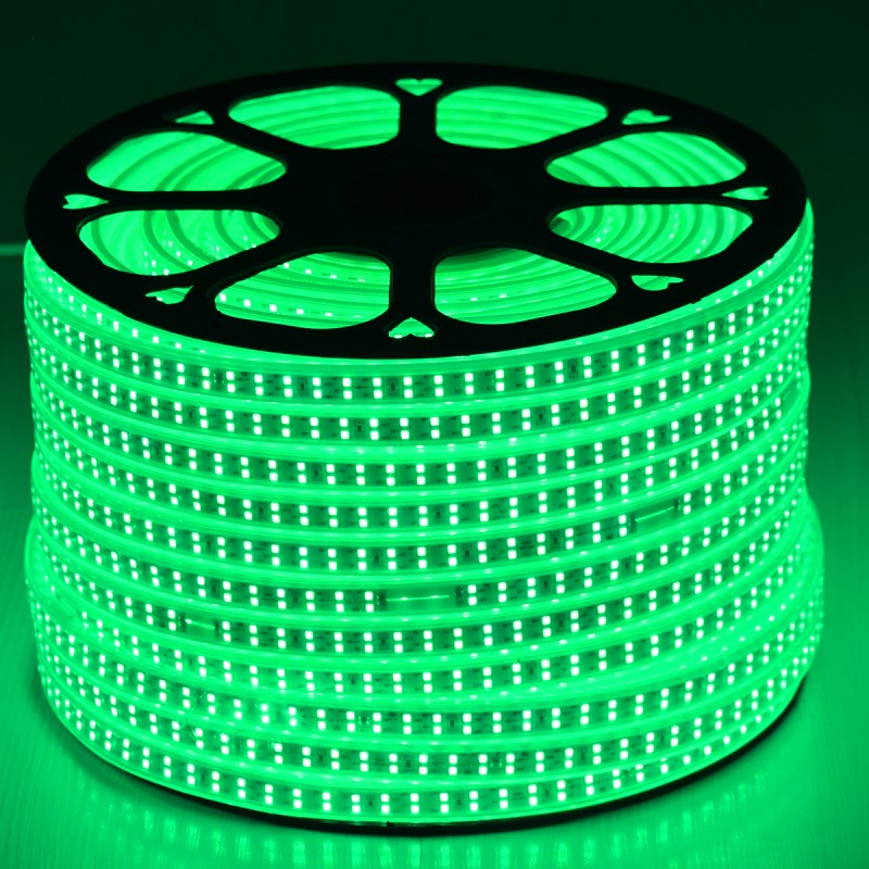 GloboStar® 70515 Wide Ταινία Διπλής Σειράς Epistar LED SMD 2835 1m 24W/m 180LED/m 3144lm/m 120° DC 230V Αδιάβροχη IP68 Πράσινο Dimmable GloboStar® 70515 Wide Ταινία Διπλής Σειράς Epistar LED SMD 2835 1m 24W/m 180LED/m 3144lm/m 120° DC 230V Αδιάβροχη IP68 Πράσινο Dimmable