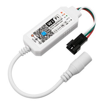 GloboStar® 73448 Ασύρματος Smart Home Wi-Fi LED RGBW Dream-Color Magic Digital Controller για LED Digital RGBW Προϊόντα DC 12-24V Max 2048 IC GloboStar® 73448 Ασύρματος Smart Home Wi-Fi LED RGBW Dream-Color Magic Digital Controller για LED Digital RGBW Προϊόντα DC 12-24V Max 2048 IC