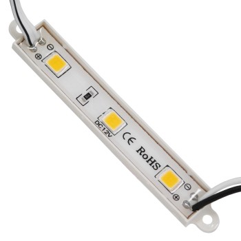 GloboStar® 73702 20 Τεμάχια x LED Modules 3 x SMD 5050 0.8W 70lm DC 12V Αδιάβροχο IP66 Θερμό Λευκό 3000K GloboStar® 73702 20 Τεμάχια x LED Modules 3 x SMD 5050 0.8W 70lm DC 12V Αδιάβροχο IP66 Θερμό Λευκό 3000K