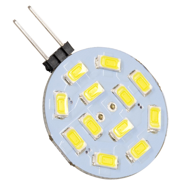 GLOBOSTAR® G4SIDE 76100 Λάμπα G4 LED 4.5W 450lm 120° DC 12-24V IP20 Ψυχρό Λευκό 6000K Dimmable - Sanan SMD Chip - Side Pin - Μ3 x Π3 x Υ0.8cm - 2 Χρόνια Εγγύηση GLOBOSTAR® G4SIDE 76100 Λάμπα G4 LED 4.5W 450lm 120° DC 12-24V IP20 Ψυχρό Λευκό 6000K Dimmable - Sanan SMD Chip - Side Pin - Μ3 x Π3 x Υ0.8cm - 2 Χρόνια Εγγύηση