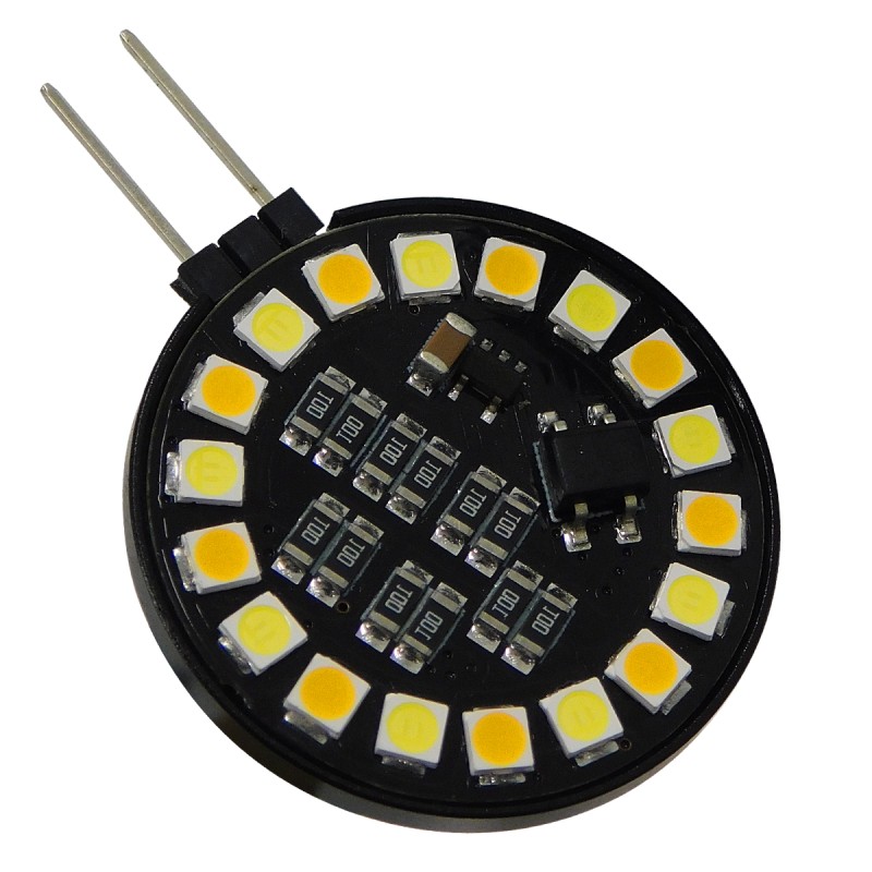 GLOBOSTAR® G4SIDE 76110 Λάμπα G4 LED 5W 600lm 120° DC 12V IP20 Ρυθμιζόμενο Λευκό CCT με On/Off 2700K/4500K/6000K - Sanan SMD Chip - Side Pin - Μ3.2 x Π3.2 x Υ0.7cm - 2 Χρόνια Εγγύηση GLOBOSTAR® G4SIDE 76110 Λάμπα G4 LED 5W 600lm 120° DC 12V IP20 Ρυθμιζόμενο Λευκό CCT με On/Off 2700K/4500K/6000K - Sanan SMD Chip - Side Pin - Μ3.2 x Π3.2 x Υ0.7cm - 2 Χρόνια Εγγύηση