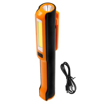 GloboStar® 79017 Φορητός Επαναφορτιζόμενος Φακός Εργασίας Work Light LED COB 3W + 3W 350lm με 3 Modes & 1 x Μπαταρία 1200mAh Li-ion Ψυχρό Λευκό 6000K GloboStar® 79017 Φορητός Επαναφορτιζόμενος Φακός Εργασίας Work Light LED COB 3W + 3W 350lm με 3 Modes & 1 x Μπαταρία 1200mAh Li-ion Ψυχρό Λευκό 6000K