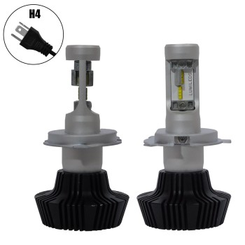 GloboStar® 81663 H4 LED HID KIT Βασικού Φωτισμού 3rd Generation Can Bus Extreme Version Luxeon Zes Chip 100 Watt 16000 Lumens DC 12-24 Volt 6000k GloboStar® 81663 H4 LED HID KIT Βασικού Φωτισμού 3rd Generation Can Bus Extreme Version Luxeon Zes Chip 100 Watt 16000 Lumens DC 12-24 Volt 6000k