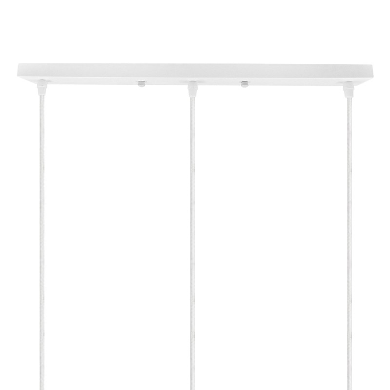 DIY Ροζέτα Φωτιστικού Λευκή Ορθογώνια 500x50mm με 3 Τρύπες GloboStar 90823 DIY Ροζέτα Φωτιστικού Λευκή Ορθογώνια 500x50mm με 3 Τρύπες GloboStar 90823