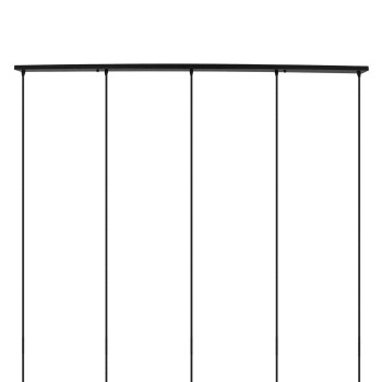 DIY Ροζέτα Φωτιστικού Μαύρη Ορθογώνια 1500x50mm με 5 Τρύπες GloboStar 90826 DIY Ροζέτα Φωτιστικού Μαύρη Ορθογώνια 1500x50mm με 5 Τρύπες GloboStar 90826