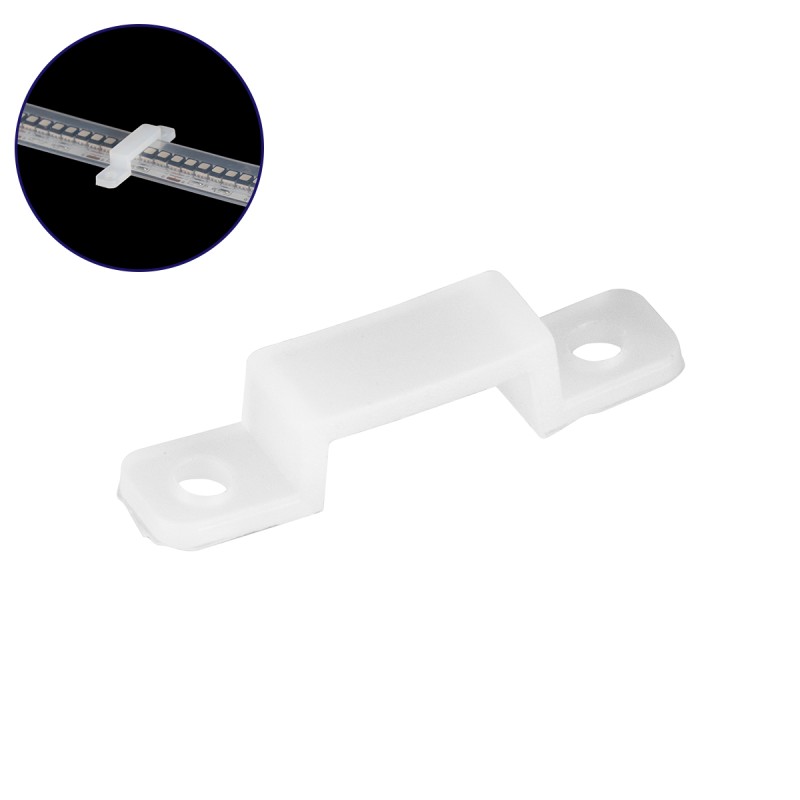 GloboStar® 70901 Στήριγμα για Αδιάβροχο IP68 Κανάλι Σιλικόνης 10mm για Ταινίες LED 8mm GloboStar® 70901 Στήριγμα για Αδιάβροχο IP68 Κανάλι Σιλικόνης 10mm για Ταινίες LED 8mm