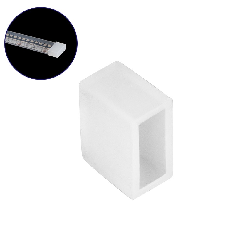 GloboStar® 70902 Τερματικό Καπάκι Σιλικόνης για Αδιάβροχο IP68 Κανάλι Σιλικόνης 10mm για Ταινίες LED 8mm GloboStar® 70902 Τερματικό Καπάκι Σιλικόνης για Αδιάβροχο IP68 Κανάλι Σιλικόνης 10mm για Ταινίες LED 8mm