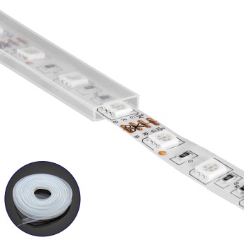 GLOBOSTAR® STRIPIP 70903 Κανάλι Σιλικόνης για Στεγανοποίηση Ταινίας LED 10mm Αδιάβροχο IP65 - Μ100 x Π1.2 x Υ0.4cm GLOBOSTAR® STRIPIP 70903 Κανάλι Σιλικόνης για Στεγανοποίηση Ταινίας LED 10mm Αδιάβροχο IP65 - Μ100 x Π1.2 x Υ0.4cm