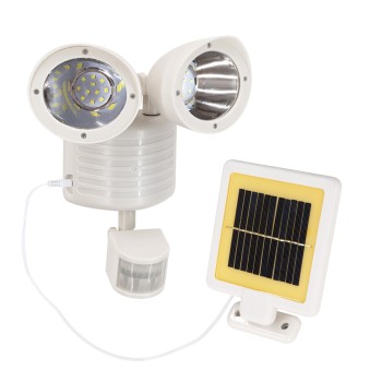 GLOBOSTAR® ARCOR 71508 Προβολέας με Ανιχνευτή PIR / Αισθητήρα Κίνησης LED 10W 500lm 180° DC 5V με Φωτοβολταϊκό Panel 5V 0.3W & Επαναφορτιζόμενη Μπαταρία Li-ion 3.2V 1200mAh Αδιάβροχο IP54 Ψυχρό Λευκό 6000K - Sanan SMD Chip - Λευκό - Μ19 x Π11 x Υ29cm  GLOBOSTAR® ARCOR 71508 Προβολέας με Ανιχνευτή PIR / Αισθητήρα Κίνησης LED 10W 500lm 180° DC 5V με Φωτοβολταϊκό Panel 5V 0.3W & Επαναφορτιζόμενη Μπαταρία Li-ion 3.2V 1200mAh Αδιάβροχο IP54 Ψυχρό Λευκό 6000K - Sanan SMD Chip - Λευκό - Μ19 x Π11 x Υ29cm