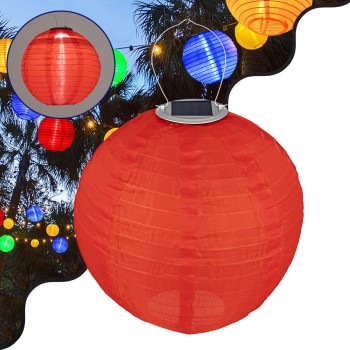 GloboStar® 71592 Αυτόνομο Ηλιακό Φωτιστικό Υφασμάτινη Κόκκινη Μπάλα Φ30cm LED SMD 1W 100lm με Ενσωματωμένη Μπαταρία 1200mAh - Φωτοβολταϊκό Πάνελ με Αισθητήρα Ημέρας-Νύχτας Αδιάβροχο IP65 Ψυχρό Λευκό 6000K GloboStar® 71592 Αυτόνομο Ηλιακό Φωτιστικό Υφασμάτινη Κόκκινη Μπάλα Φ30cm LED SMD 1W 100lm με Ενσωματωμένη Μπαταρία 1200mAh - Φωτοβολταϊκό Πάνελ με Αισθητήρα Ημέρας-Νύχτας Αδιάβροχο IP65 Ψυχρό Λευκό 6000K