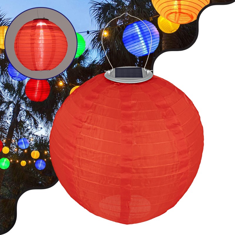 GloboStar® 71592 Αυτόνομο Ηλιακό Φωτιστικό Υφασμάτινη Κόκκινη Μπάλα Φ30cm LED SMD 1W 100lm με Ενσωματωμένη Μπαταρία 1200mAh - Φωτοβολταϊκό Πάνελ με Αισθητήρα Ημέρας-Νύχτας Αδιάβροχο IP65 Ψυχρό Λευκό 6000K GloboStar® 71592 Αυτόνομο Ηλιακό Φωτιστικό Υφασμάτινη Κόκκινη Μπάλα Φ30cm LED SMD 1W 100lm με Ενσωματωμένη Μπαταρία 1200mAh - Φωτοβολταϊκό Πάνελ με Αισθητήρα Ημέρας-Νύχτας Αδιάβροχο IP65 Ψυχρό Λευκό 6000K