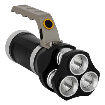 GLOBOSTAR® HANDLAMP 79025 Φακός Χειρός LED 30W 3000lm 45° DC 5V με Επαναφορτιζόμενη Μπαταρία Li-ion 3.7V 3x18650 15000mAh IP20 Ψυχρό Λευκό 6000K - CREE XHP50 Chip - Μ16.3 x Π6.4 x Υ8.5cm - 1 Χρόνο Εγγύηση GLOBOSTAR® HANDLAMP 79025 Φακός Χειρός LED 30W 3000lm 45° DC 5V με Επαναφορτιζόμενη Μπαταρία Li-ion 3.7V 3x18650 15000mAh IP20 Ψυχρό Λευκό 6000K - CREE XHP50 Chip - Μ16.3 x Π6.4 x Υ8.5cm - 1 Χρόνο Εγγύηση