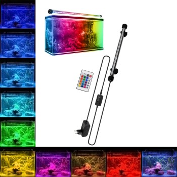 GloboStar® 79671 Φωτιστικό Ενυδρείου 28cm LED 5.8W 180° AC 230V Αδιάβροχο IP68 με Ασύρματο Χειριστήριο IR Πολύχρωμο RGB GloboStar® 79671 Φωτιστικό Ενυδρείου 28cm LED 5.8W 180° AC 230V Αδιάβροχο IP68 με Ασύρματο Χειριστήριο IR Πολύχρωμο RGB