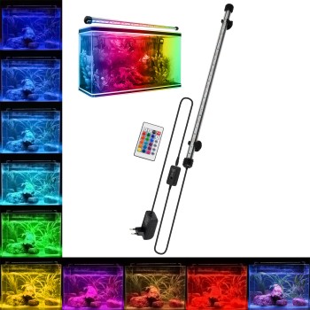 GloboStar® 79673 Φωτιστικό Ενυδρείου 48cm LED 9W 180° AC 230V Αδιάβροχο IP68 με Ασύρματο Χειριστήριο IR Πολύχρωμο RGB GloboStar® 79673 Φωτιστικό Ενυδρείου 48cm LED 9W 180° AC 230V Αδιάβροχο IP68 με Ασύρματο Χειριστήριο IR Πολύχρωμο RGB