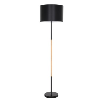 GloboStar® ASHLEY 00824 Μοντέρνο Επιδαπέδιο Φωτιστικό Μονόφωτο 1 x E27 IP20 Μαύρο Μέταλλο, Μαύρο Ύφασμα με Μπεζ Ξύλο - Μ40 x Π40 x Υ145cm GloboStar® ASHLEY 00824 Μοντέρνο Επιδαπέδιο Φωτιστικό Μονόφωτο 1 x E27 IP20 Μαύρο Μέταλλο, Μαύρο Ύφασμα με Μπεζ Ξύλο - Μ40 x Π40 x Υ145cm