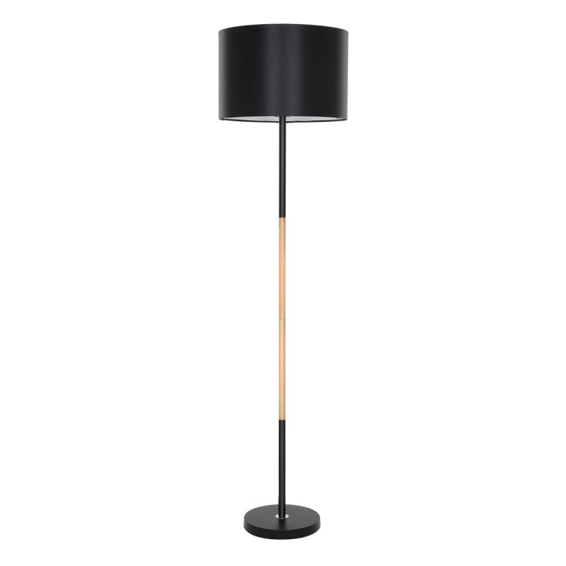 GloboStar® ASHLEY 00824 Μοντέρνο Επιδαπέδιο Φωτιστικό Μονόφωτο 1 x E27 IP20 Μαύρο Μέταλλο, Μαύρο Ύφασμα με Μπεζ Ξύλο - Μ40 x Π40 x Υ145cm GloboStar® ASHLEY 00824 Μοντέρνο Επιδαπέδιο Φωτιστικό Μονόφωτο 1 x E27 IP20 Μαύρο Μέταλλο, Μαύρο Ύφασμα με Μπεζ Ξύλο - Μ40 x Π40 x Υ145cm