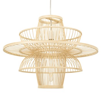 GLOBOSTAR® BALI 00862 Boho Κρεμαστό Φωτιστικό Οροφής με Ντουί 1 x E27 AC 220-240V IP20 - Μπεζ - Μ60 x Π60 x Υ45cm GLOBOSTAR® BALI 00862 Boho Κρεμαστό Φωτιστικό Οροφής με Ντουί 1 x E27 AC 220-240V IP20 - Μπεζ - Μ60 x Π60 x Υ45cm