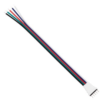 GloboStar® 70696 RGB+W Connector με 15cm Καλώδιο 5 PIN GloboStar® 70696 RGB+W Connector με 15cm Καλώδιο 5 PIN