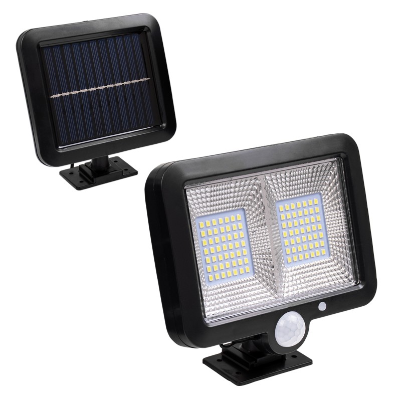 GLOBOSTAR® ZETA 71459 Προβολέας με Ανιχνευτή PIR / Αισθητήρα Κίνησης LED 20W 1000lm 120° DC 5V με Φωτοβολταϊκό Panel 5V 1W & Επαναφορτιζόμενη Μπαταρία Li-ion 3.2V 2400mAh Αδιάβροχο IP65 Ψυχρό Λευκό 6000K - Sanan SMD Chip - Μαύρο - Μ15 x Π3.5 x Υ13cm - GLOBOSTAR® ZETA 71459 Προβολέας με Ανιχνευτή PIR / Αισθητήρα Κίνησης LED 20W 1000lm 120° DC 5V με Φωτοβολταϊκό Panel 5V 1W & Επαναφορτιζόμενη Μπαταρία Li-ion 3.2V 2400mAh Αδιάβροχο IP65 Ψυχρό Λευκό 6000K - Sanan SMD Chip - Μαύρο - Μ15 x Π3.5 x Υ13cm -