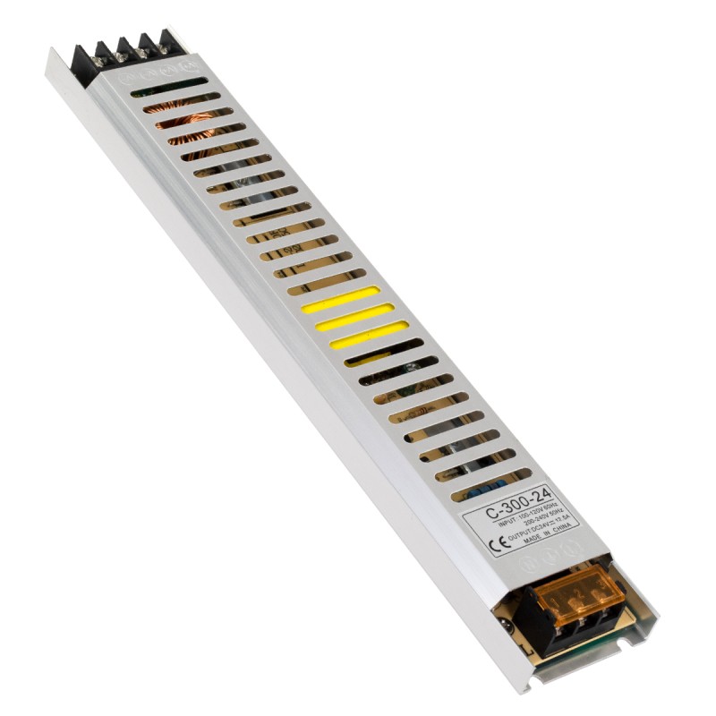 GLOBOSTAR® LUMISLIM 73018 Τροφοδοτικό/Μετασχηματιστής PELV 300W 12.5A DC 24V IP20 - AC 220-240V σε DC 24V - Μ31 x Π5.4 x Υ2.3cm - 3 Χρόνια Εγγύηση GLOBOSTAR® LUMISLIM 73018 Τροφοδοτικό/Μετασχηματιστής PELV 300W 12.5A DC 24V IP20 - AC 220-240V σε DC 24V - Μ31 x Π5.4 x Υ2.3cm - 3 Χρόνια Εγγύηση