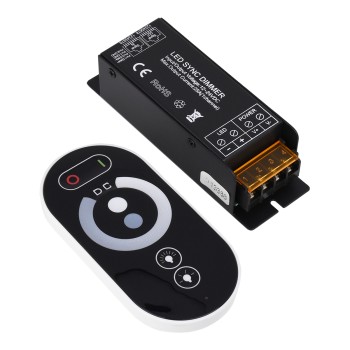 GLOBOSTAR® DIMMERIO 73312 Σετ Dimmer με RF Ασύρματο Χειριστήριο με 1 x 25A 600W Κανάλι DC 12-24V 25A 600W Max IP20 - RF2.4Ghz SYNC - Μ12.8 x Π4.1 x Υ3.4cm - 2 Χρόνια Εγγύηση GLOBOSTAR® DIMMERIO 73312 Σετ Dimmer με RF Ασύρματο Χειριστήριο με 1 x 25A 600W Κανάλι DC 12-24V 25A 600W Max IP20 - RF2.4Ghz SYNC - Μ12.8 x Π4.1 x Υ3.4cm - 2 Χρόνια Εγγύηση