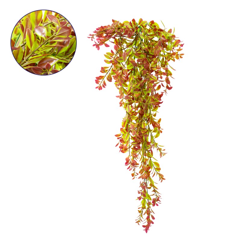GloboStar® 78058 Τεχνητό Κρεμαστό Φυτό Διακοσμητικών Κλαδιών με Πράσινο και Κόκκινο Φύλλωμα Μυρτιάς Μ30 x Y80 x Π10cm GloboStar® 78058 Τεχνητό Κρεμαστό Φυτό Διακοσμητικών Κλαδιών με Πράσινο και Κόκκινο Φύλλωμα Μυρτιάς Μ30 x Y80 x Π10cm