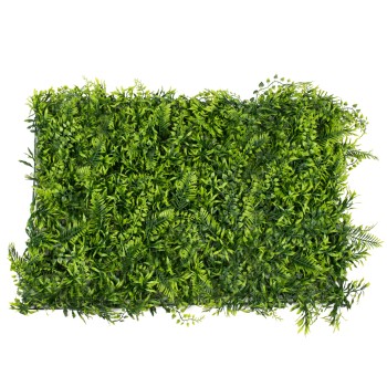 GloboStar® 78405 Artificial - Συνθετικό Τεχνητό Διακοσμητικό Πάνελ Φυλλωσιάς - Κάθετος Κήπος Νάνος Φτέρη - Νάνος Κισσός - Δανάη Πράσινο Μ60 x Υ40 x Π8cm GloboStar® 78405 Artificial - Συνθετικό Τεχνητό Διακοσμητικό Πάνελ Φυλλωσιάς - Κάθετος Κήπος Νάνος Φτέρη - Νάνος Κισσός - Δανάη Πράσινο Μ60 x Υ40 x Π8cm