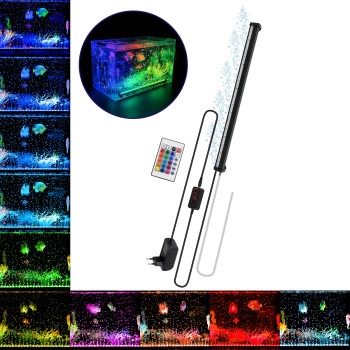 GLOBOSTAR® AQUARIUS 79676 Φωτιστικό Ενυδρείου με Οξυγονωτή & IR Ασύρματο Χειριστήριο LED 18W 900lm 120° AC 220-240V Αδιάβροχο IP65 Πολύχρωμο RGB Dimmable - Sanan SMD Chip - Μαύρο - Μ45 x Π2.8 x Υ1.3cm - 2 Χρόνια Εγγύηση GLOBOSTAR® AQUARIUS 79676 Φωτιστικό Ενυδρείου με Οξυγονωτή & IR Ασύρματο Χειριστήριο LED 18W 900lm 120° AC 220-240V Αδιάβροχο IP65 Πολύχρωμο RGB Dimmable - Sanan SMD Chip - Μαύρο - Μ45 x Π2.8 x Υ1.3cm - 2 Χρόνια Εγγύηση
