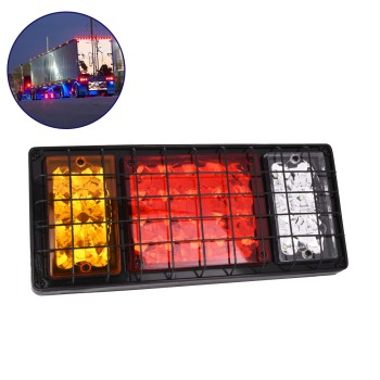 GLOBOSTAR® TAILIGHT 79928 Πίσω Φανάρι Οχημάτων LED 18W 900lm 140° DC 12V Αδιάβροχο IP65 Πορτοκαλί & Κόκκινο & Ψυχρό Λευκό 6000Κ - Μ33.5 x Π5 x Υ15cm - 1 Χρόνο Εγγύηση GLOBOSTAR® TAILIGHT 79928 Πίσω Φανάρι Οχημάτων LED 18W 900lm 140° DC 12V Αδιάβροχο IP65 Πορτοκαλί & Κόκκινο & Ψυχρό Λευκό 6000Κ - Μ33.5 x Π5 x Υ15cm - 1 Χρόνο Εγγύηση
