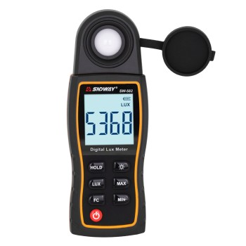 GloboStar® 79983 Ψηφιακός Μετρητής Έντασης Φωτισμού SNDWAY SW-582 με έλεγχο 0 έως 200000 lux GloboStar® 79983 Ψηφιακός Μετρητής Έντασης Φωτισμού SNDWAY SW-582 με έλεγχο 0 έως 200000 lux
