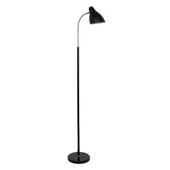 GLOBOSTAR® VERSA 00830 Μοντέρνο Επιδαπέδιο Φωτιστικό με Ντουί 1 x E27 AC 220-240V IP20 - Μαύρο & Χρώμιο - Μ14.5 x Π14.5 x Υ155cm GLOBOSTAR® VERSA 00830 Μοντέρνο Επιδαπέδιο Φωτιστικό με Ντουί 1 x E27 AC 220-240V IP20 - Μαύρο & Χρώμιο - Μ14.5 x Π14.5 x Υ155cm