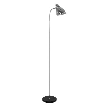 GloboStar® VERSA 00831 Μοντέρνο Επιδαπέδιο Φωτιστικό Μονόφωτο 1 x E27 IP20 Ασημί Μέταλλο με Μαύρο Μάρμαρο - Μ15 x Π15 x Υ155cm GloboStar® VERSA 00831 Μοντέρνο Επιδαπέδιο Φωτιστικό Μονόφωτο 1 x E27 IP20 Ασημί Μέταλλο με Μαύρο Μάρμαρο - Μ15 x Π15 x Υ155cm