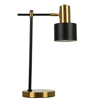 GloboStar® LETO 00835 Μοντέρνο Επιτραπέζιο Φωτιστικό Πορτατίφ Μονόφωτο 1 x E27 IP20 Μαύρο & Χρυσό Μέταλλο - Μ18 x Π18 x Υ50.5cm GloboStar® LETO 00835 Μοντέρνο Επιτραπέζιο Φωτιστικό Πορτατίφ Μονόφωτο 1 x E27 IP20 Μαύρο & Χρυσό Μέταλλο - Μ18 x Π18 x Υ50.5cm