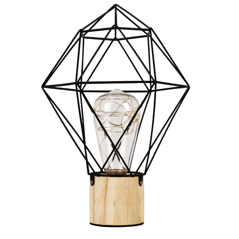 GloboStar® ANTLER 01443 Επιτραπέζιο Φωτιστικό Πορτατίφ LED -W -lm -° DC 5V IP20 Θερμό Λευκό 3000K Μαύρο Μέταλλο με Μπεζ Ξύλο - Μ19 x Π19 x Υ29cm - 2 Xρόνια Εγγύηση GloboStar® ANTLER 01443 Επιτραπέζιο Φωτιστικό Πορτατίφ LED -W -lm -° DC 5V IP20 Θερμό Λευκό 3000K Μαύρο Μέταλλο με Μπεζ Ξύλο - Μ19 x Π19 x Υ29cm - 2 Xρόνια Εγγύηση